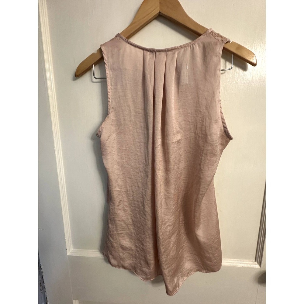 Milano Women's Size S‎ Sleeveless Lace Shoulder Blouse